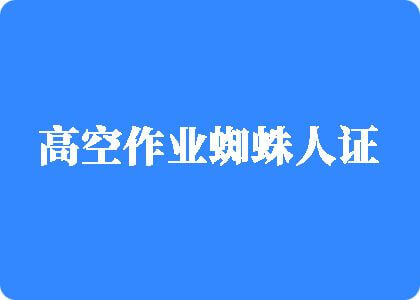 欧美操逼胖女人高空作业蜘蛛人证